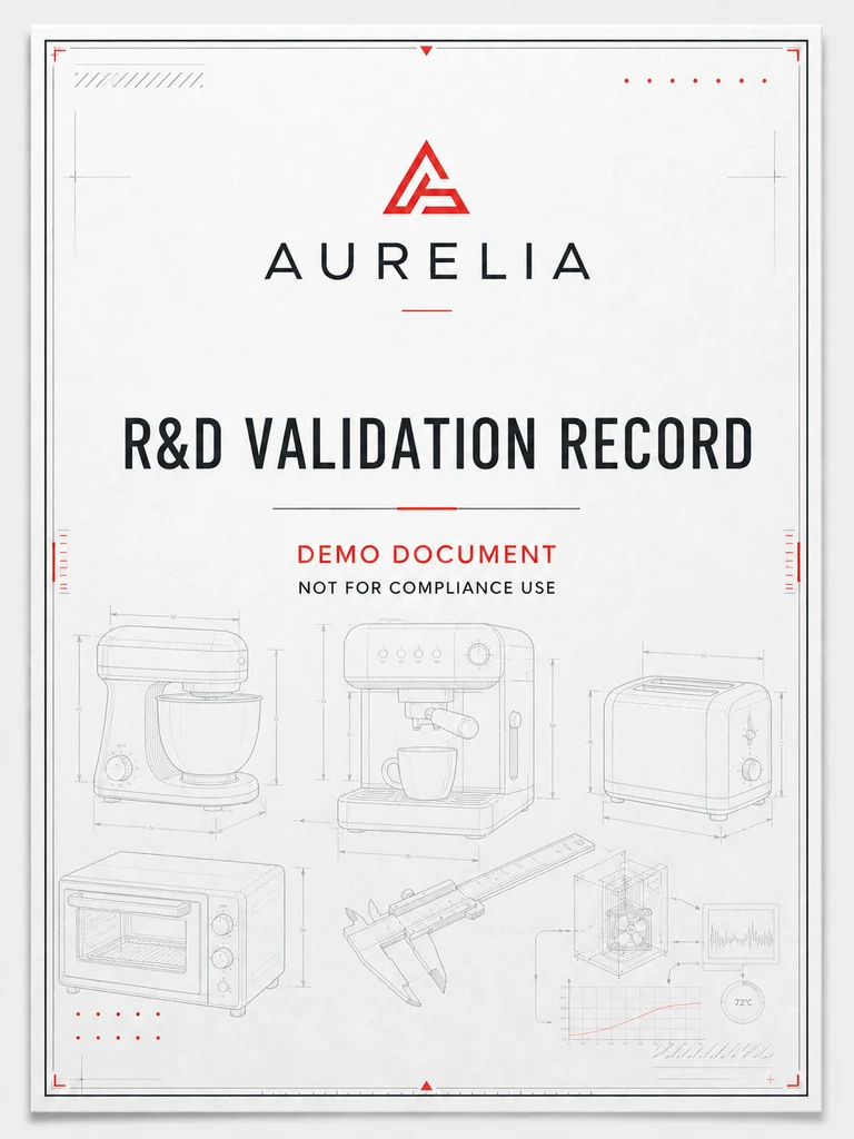 Demo research and development validation record, not for compliance use