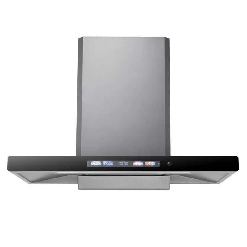 Wholesale Luxury Design Voice Control T-shaped Range Hood For Restaurant