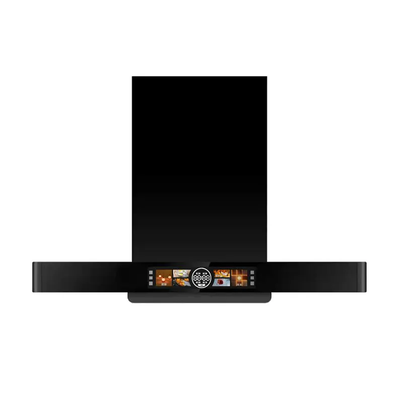 Modern Color Screen Touch T-shaped Kitchen Range Hood