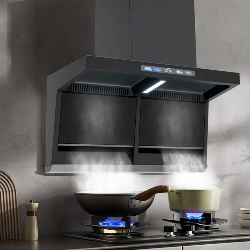 Wall Mounted Stainless Steel Electric Cooker Hood With Touch Control