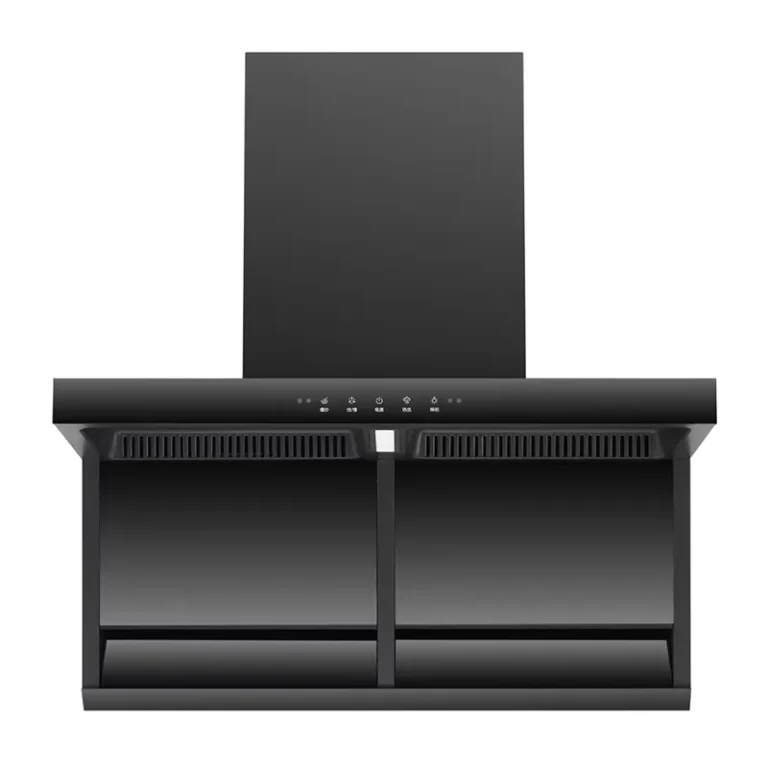 Smart Kitchen Hood Extractor Wall-Mounted Tempered Glass Range Hood